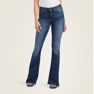 Ariat R.E.A.L. High Rise Beverly Bling Flare Jeans SIZE 32